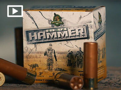 HEVI-Hammer box sitting on a ledge with a play button overlay
