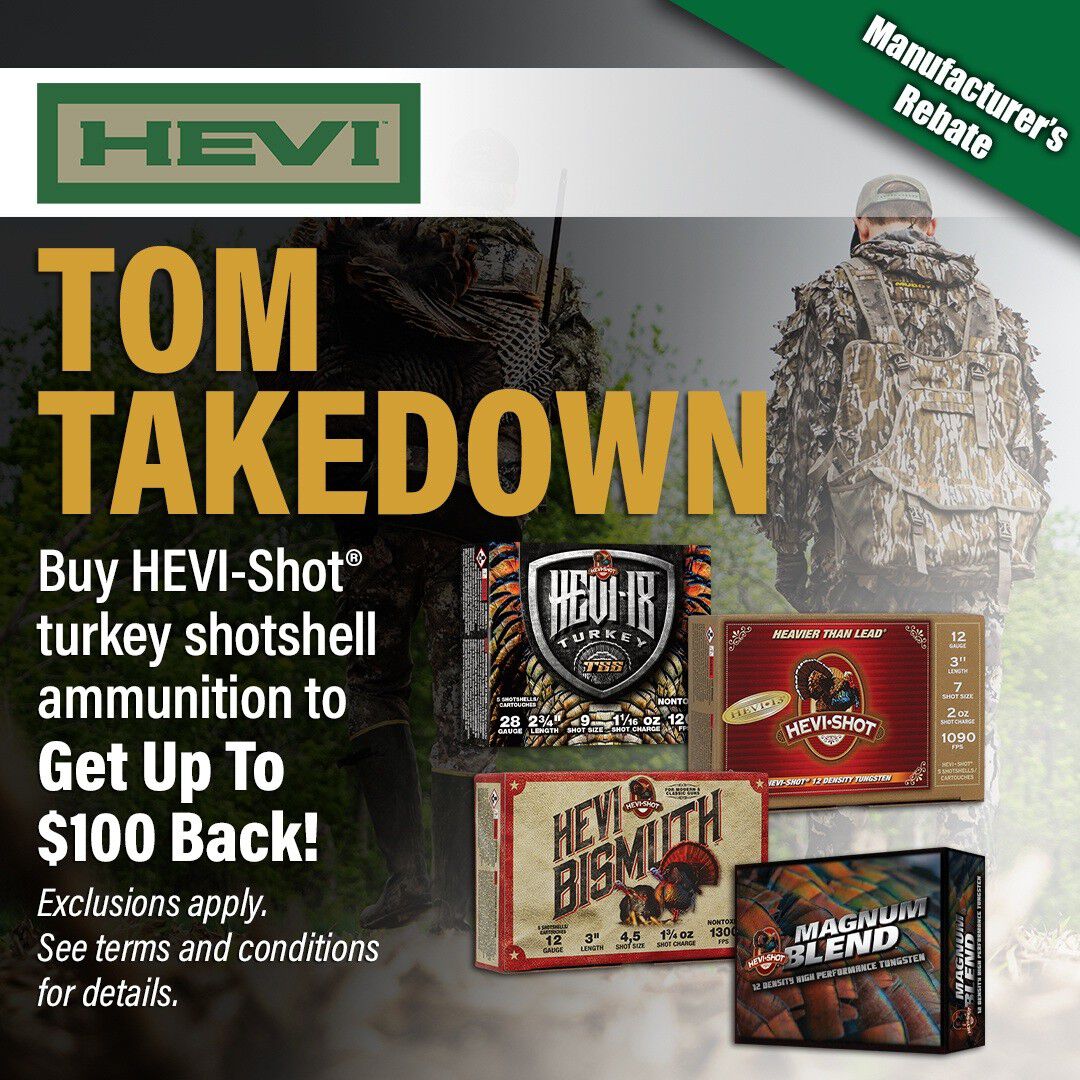 HEVI Ammunition Kicks Off Its Tom Takedown Rebate Program