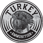 metal disk with a Turkey saying Turkey Ammunition