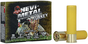 HEVI-Metal Turkey 20 Gauge 4 and 5 Shot Size