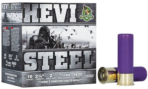 HEVI-Steel 16 Gauge box and shotshells
