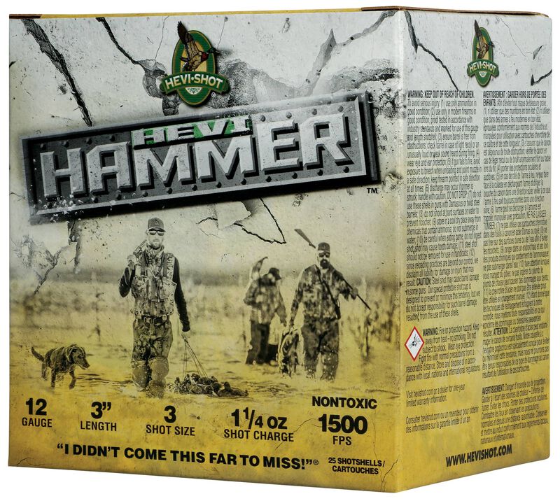 Hevi-Hammer, 12 Gauge, 3 Shot, 3 in, 1.25 oz, 1500 fps