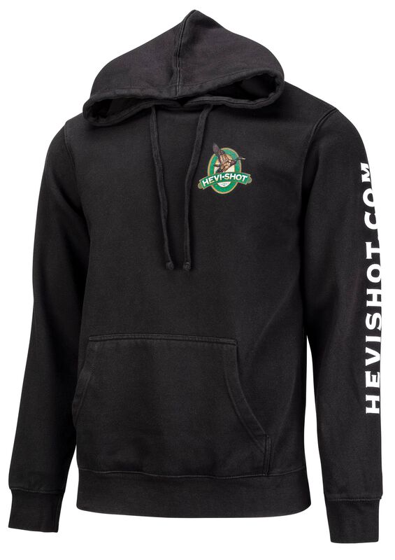 Hevi-Shot Logo Hoodie, Black, Small