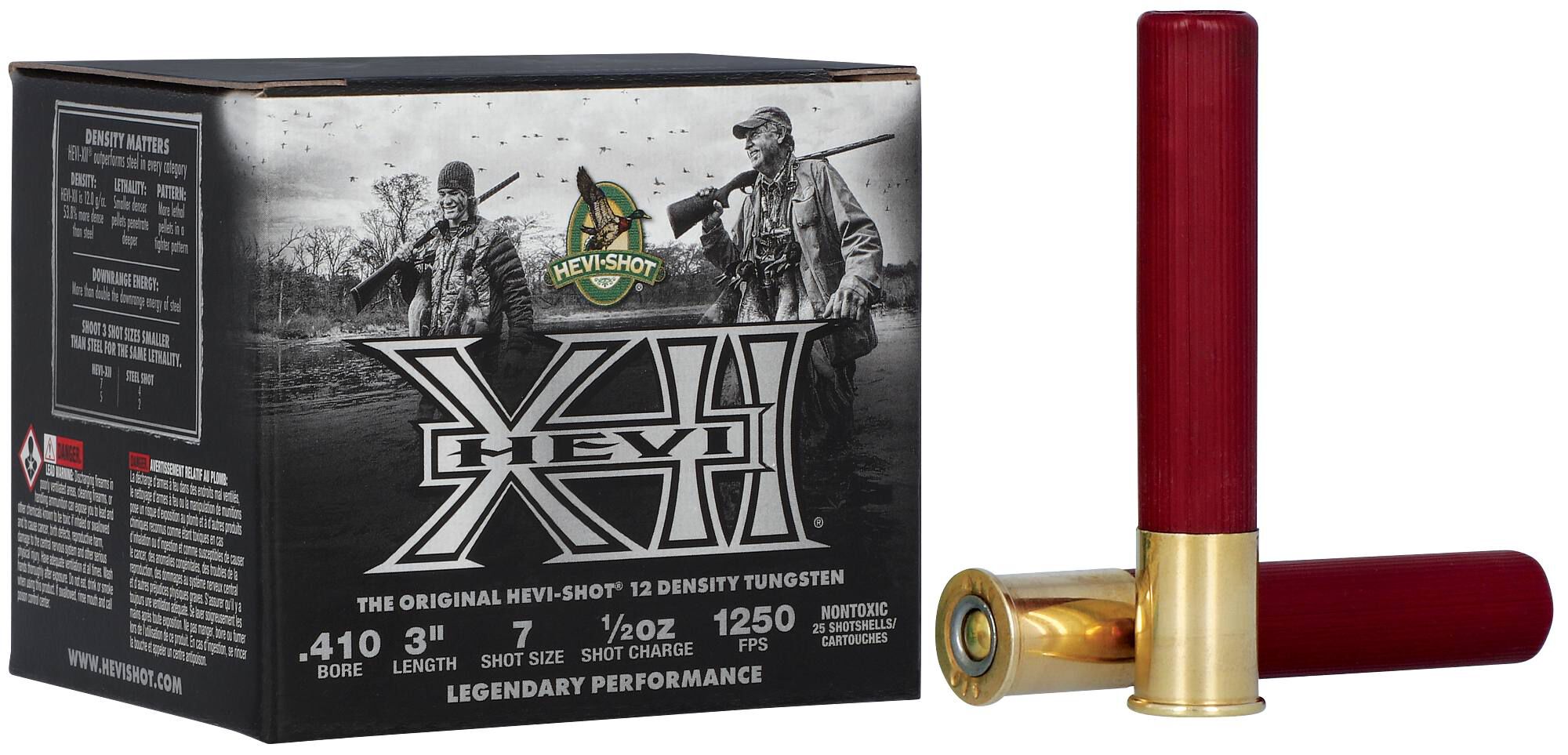 Buy Hevi-XII 410 Bore Ammo | 7 Shot, 1/2 oz, 3in / 76mm, 1250 FPS