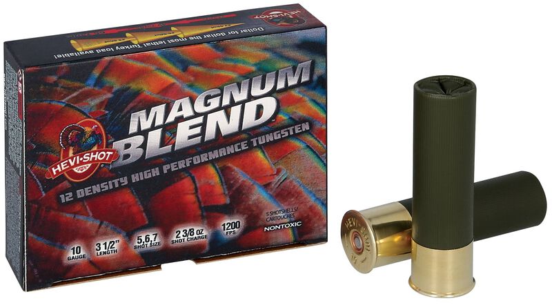 Magnum Blend, 10 Gauge, 5, 6 and 7 Shot, 3-1/2 in, 2 3/8 oz, 1200 fps