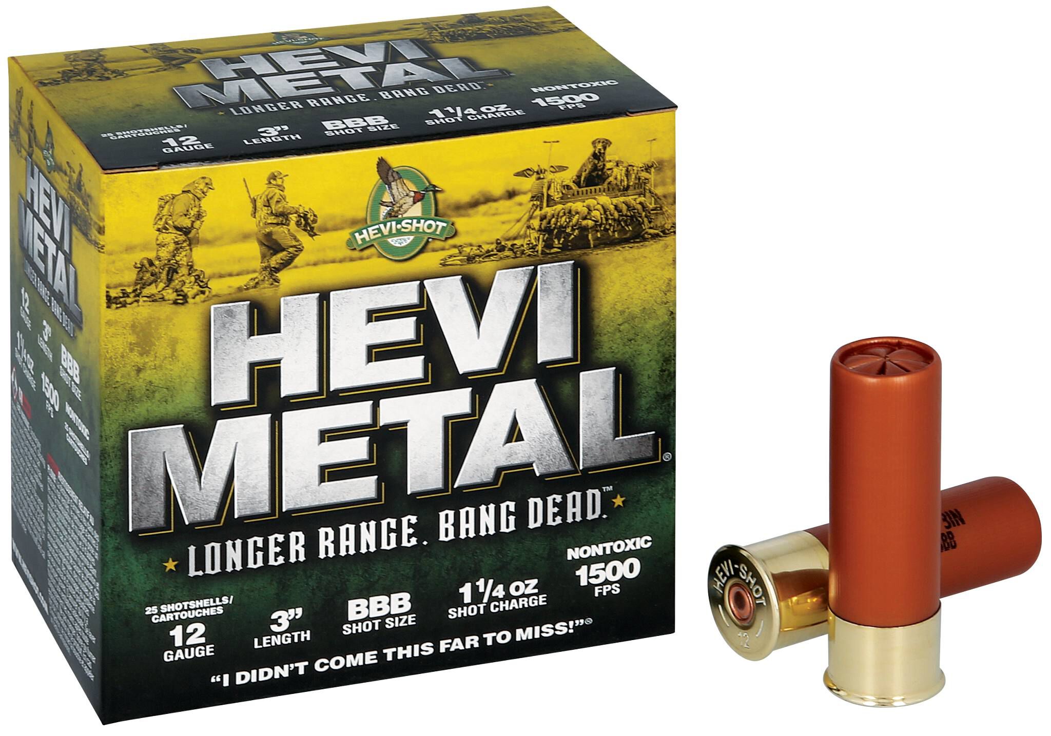 Buy HEVI-Metal Longer Range 12 Gauge Ammo | BBB Shot, 1 1/4 oz