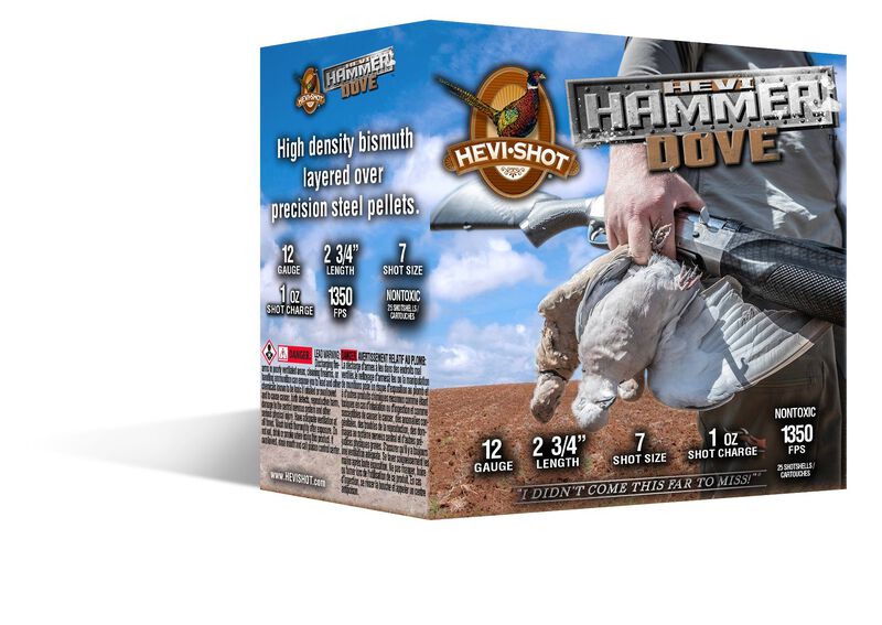 Hevi-Hammer Dove, 12 Gauge, 7 Shot, 2-3/4 in, 1 oz, 1350 fps