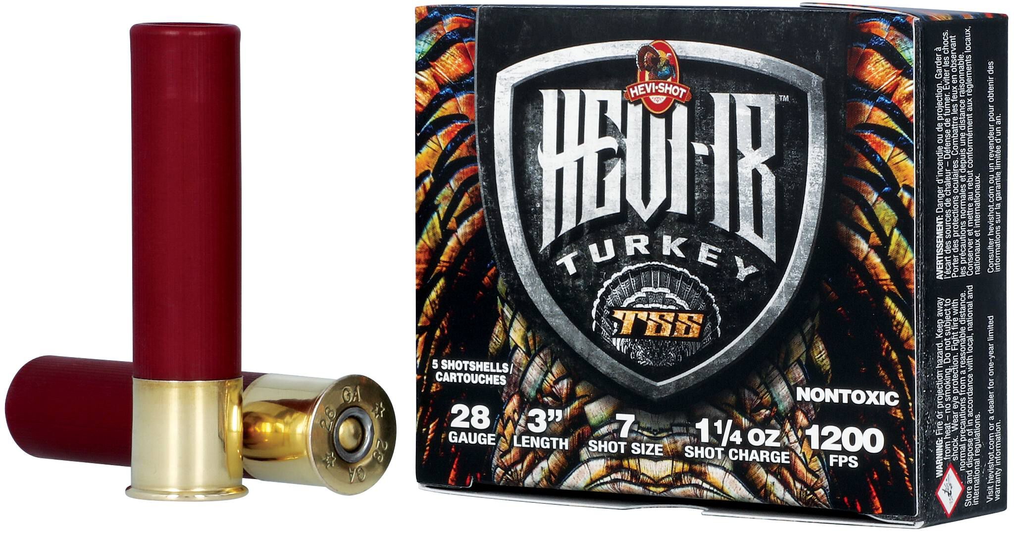 Buy HEVI-18 28 Gauge Ammo | 7 Shot, 1 1/4 oz, 3in / 76mm, 1200 FPS
