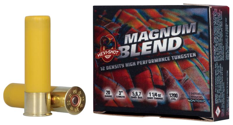 Magnum Blend, 20 Gauge, 5, 6 and 7 Shot, 3 in, 1 1/4 oz, 1200 fps