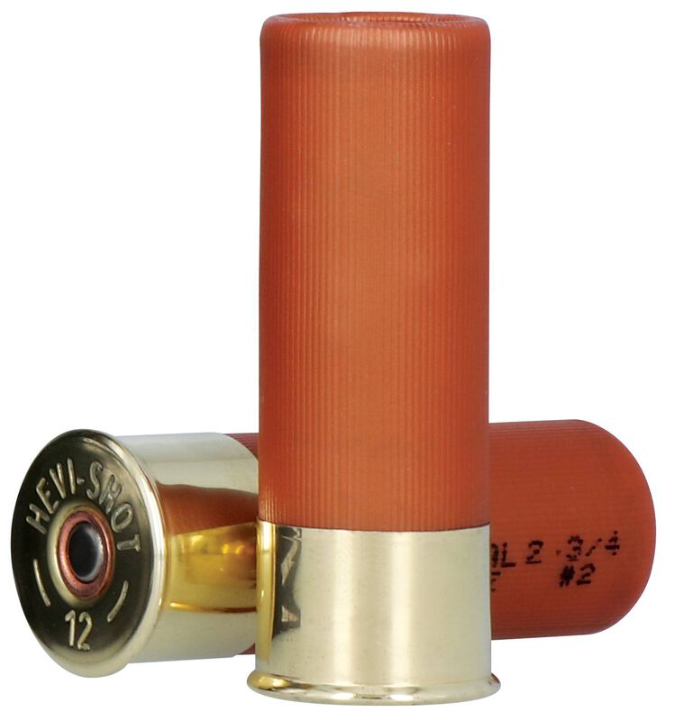 Hevi-Metal Longer Range, 12 Gauge, 2 Shot, 2-3/4 in, 1 1/8 oz, 1500 fps