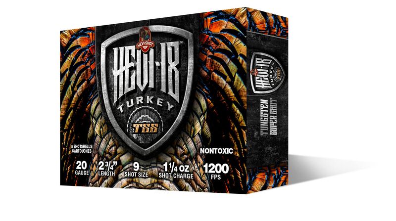 HEVI-18, 20 Gauge, 9 Shot, 2-3/4 in, 1 1/4 oz, 1200 fps