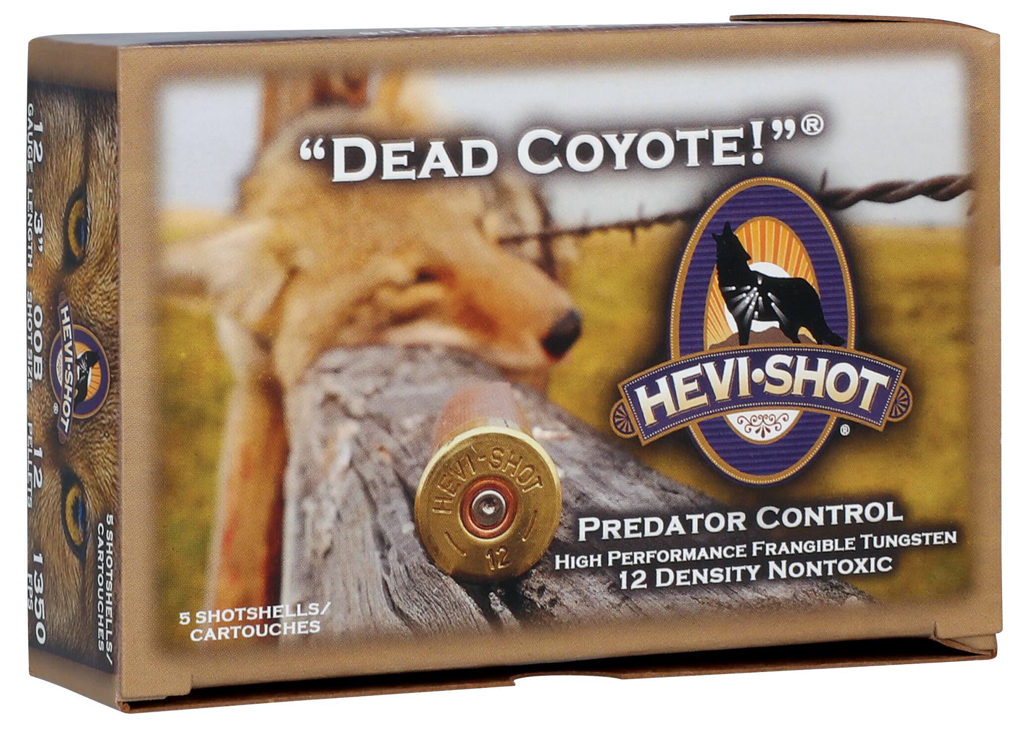 Buy Dead Coyote, 12 Gauge, 00 Buck Shot, 3 in, 1350 fps | HEVI