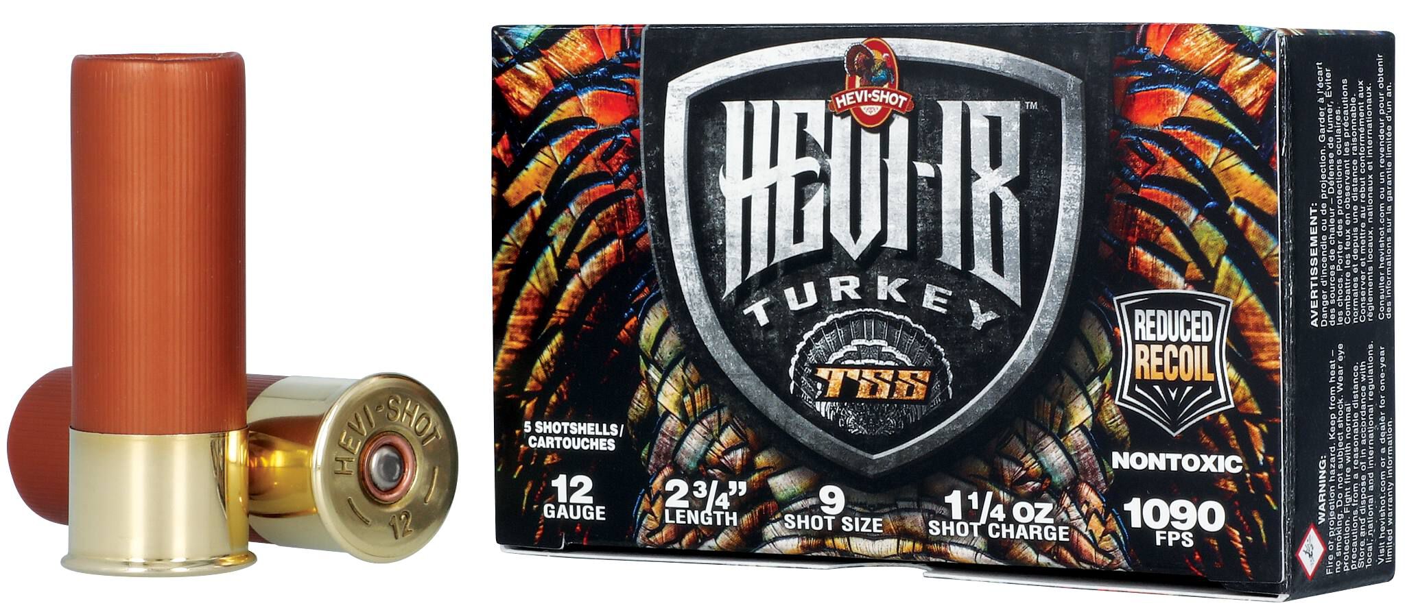 Buy HEVI-18 12 Gauge Ammo | 9 Shot, 1 1/4 oz, 2-3/4in / 70mm, 1090