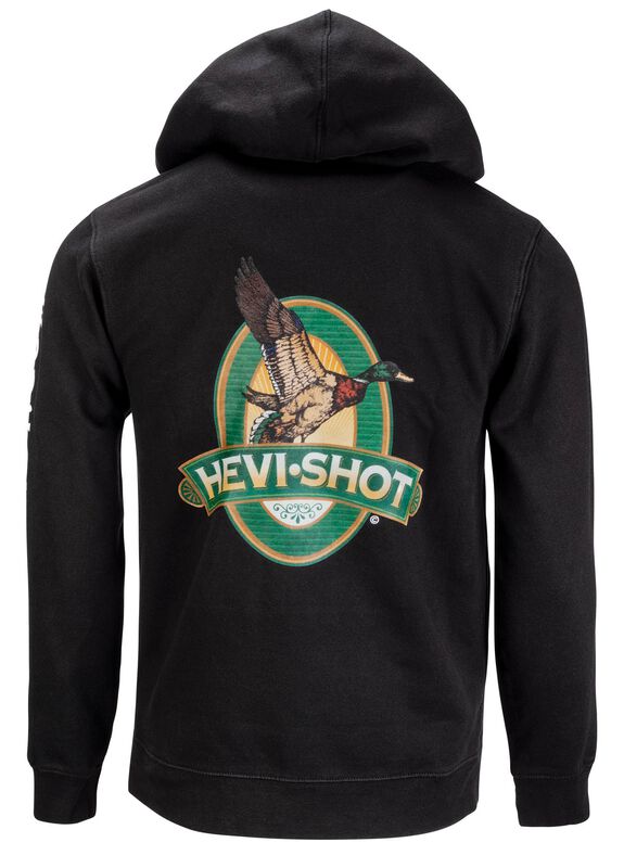 Hevi-Shot Logo Hoodie, Black, Small