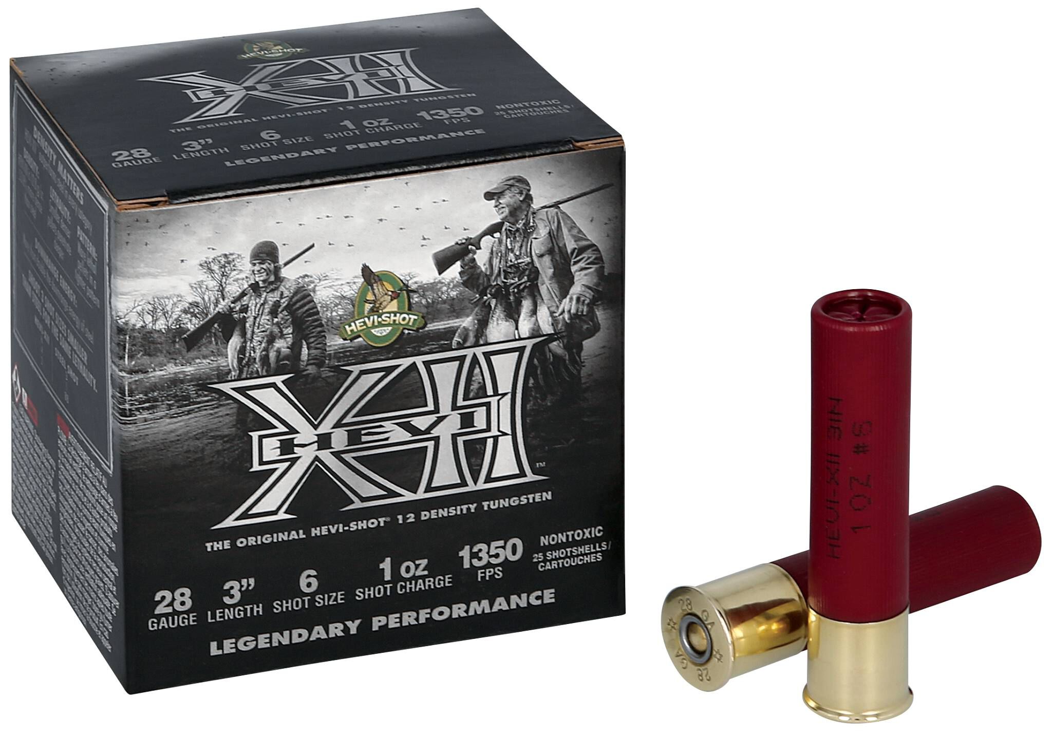 shotimeページ Buy Hevi-XII 28 Gauge Ammo | 6 Shot, 1 oz, 3in / 76mm, 1350 FPS