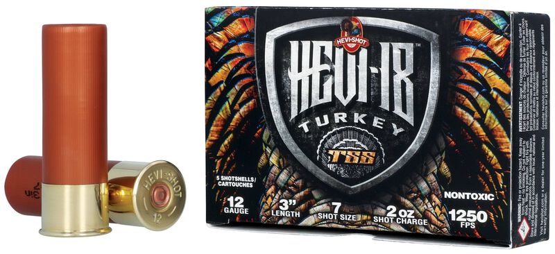 HEVI-18, 12 Gauge, 7 Shot, 3 in, 2 oz, 1250 fps