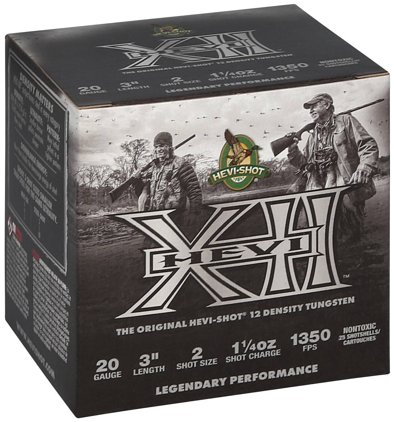 Buy Hevi-XII 20 Gauge Ammo | 2 Shot, 1 1/4 oz, 3in / 76mm, 1350