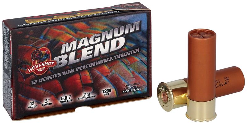 Magnum Blend, 12 Gauge, 5, 6 and 7 Shot, 3 in, 2 oz, 1200 fps