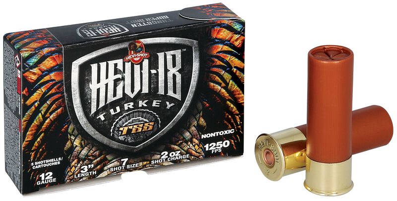 HEVI-18, 12 Gauge, 7 Shot, 3 in, 2 oz, 1250 fps