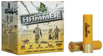 Hevi-Hammer, 20 Gauge, 3 Shot, 3 in, 1 oz, 1350 fps