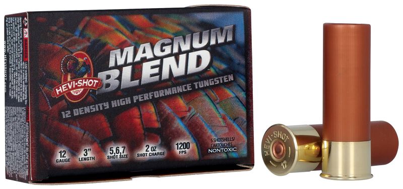 Magnum Blend, 12 Gauge, 5, 6 and 7 Shot, 3 in, 2 oz, 1200 fps