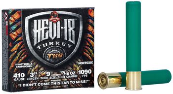 HEVI-18, 410 Bore, 9 Shot, 3 in, 13/16 oz, 1090 fps
