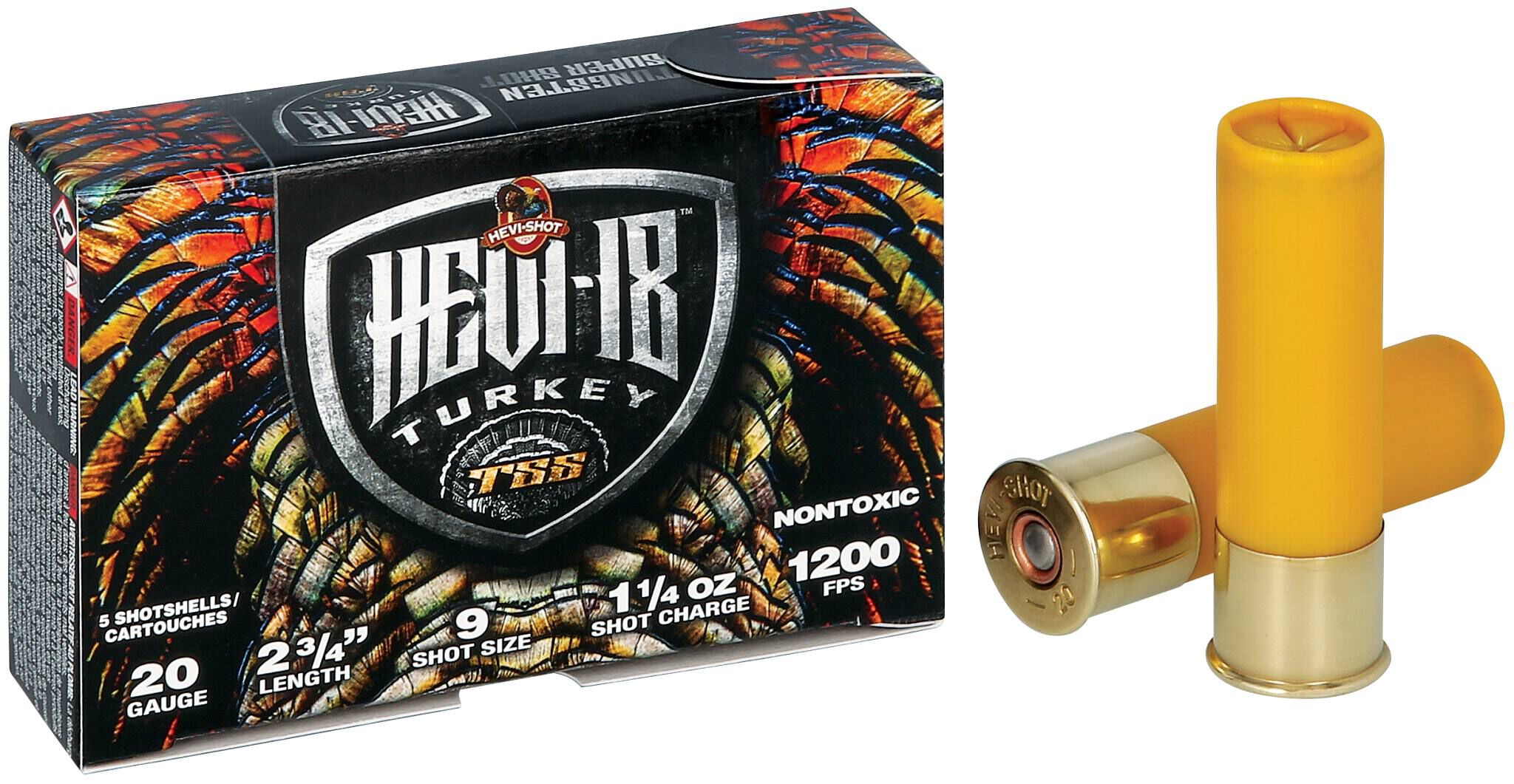 Buy HEVI-18 20 Gauge Ammo | 9 Shot, 1 1/4 oz, 2-3/4in / 70mm, 1200