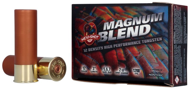 Magnum Blend, 12 Gauge, 5, 6 and 7 Shot, 3 in, 2 oz, 1200 fps