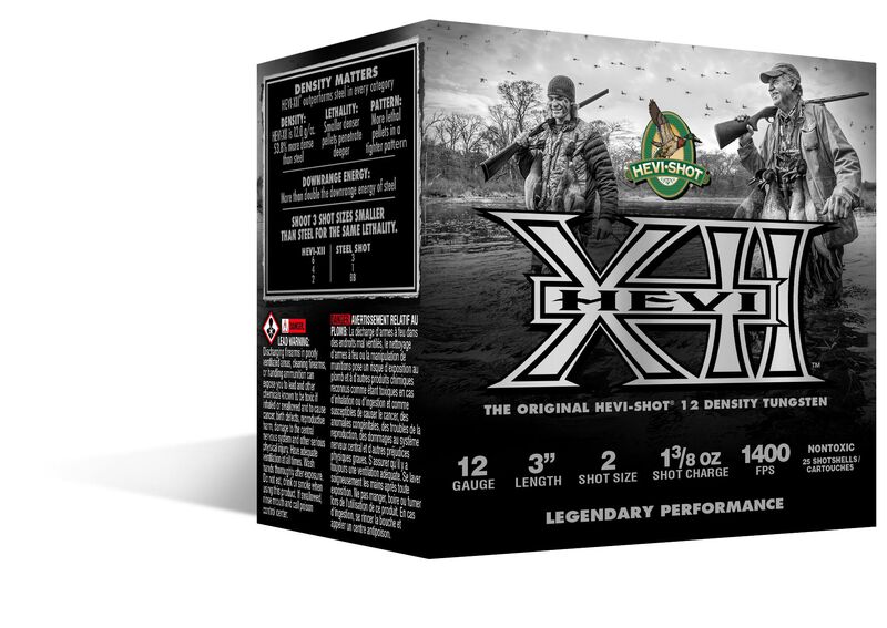 Hevi-XII, 12 Gauge, 2 Shot, 3 in, 1 3/8 oz, 1400 fps