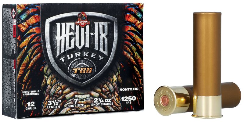 HEVI-18, 12 Gauge, 7 Shot, 3-1/2 in, 2 1/4 oz, 1250 fps
