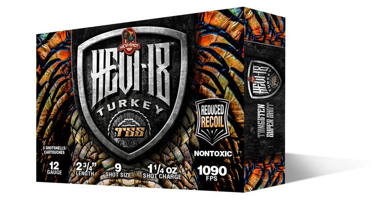 HEVI-18, 12 Gauge, 9 Shot, 2-3/4 in, 1 1/4 oz, 1090 fps