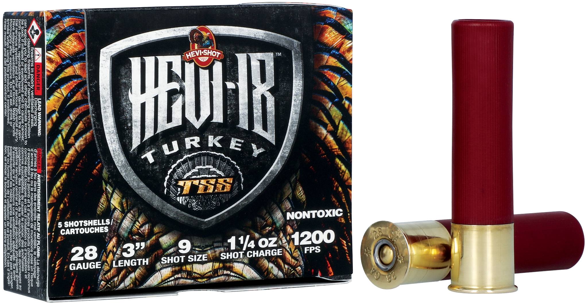 Buy HEVI-18 28 Gauge Ammo | 9 Shot, 1 1/4 oz, 3in / 76mm, 1200 FPS