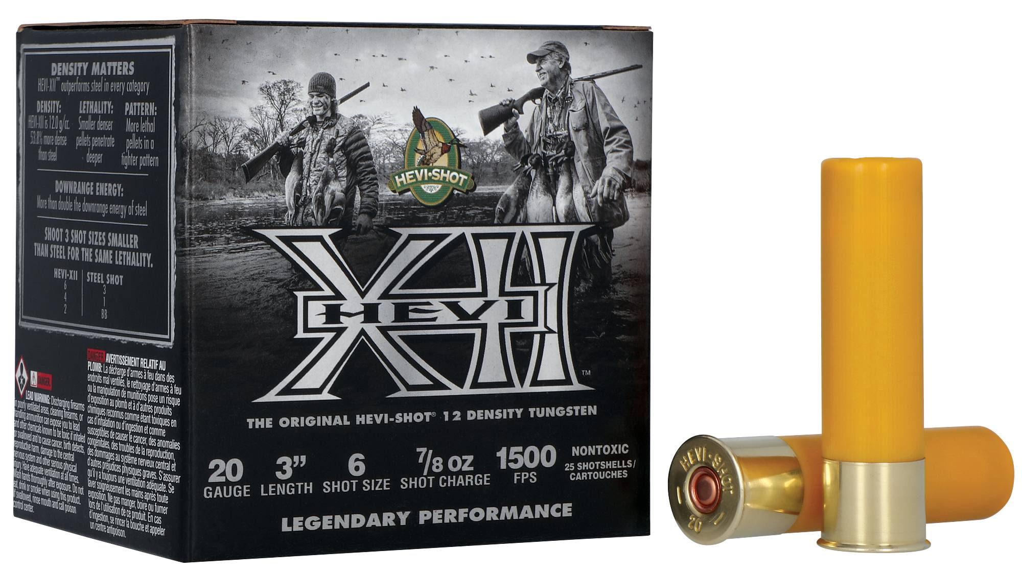 【風歌様用】KALMAH / 12 Gauge Buy Hevi-XII 20 Gauge Ammo | 6 Shot, 7/8 oz, 3in / 76mm, 1500 FPS