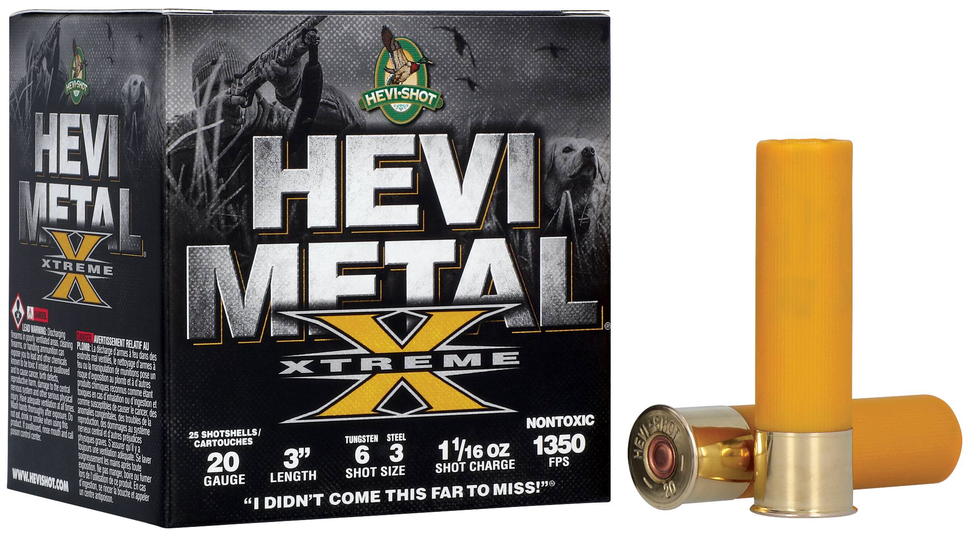 Buy Hevi-Metal Xtreme 20 Gauge Ammo | 3 and 6 Shot, 1 1/16 oz, 3in